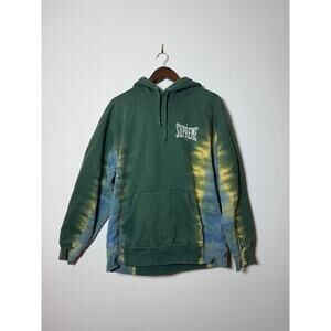 supreme bleached hooded sweatshirt